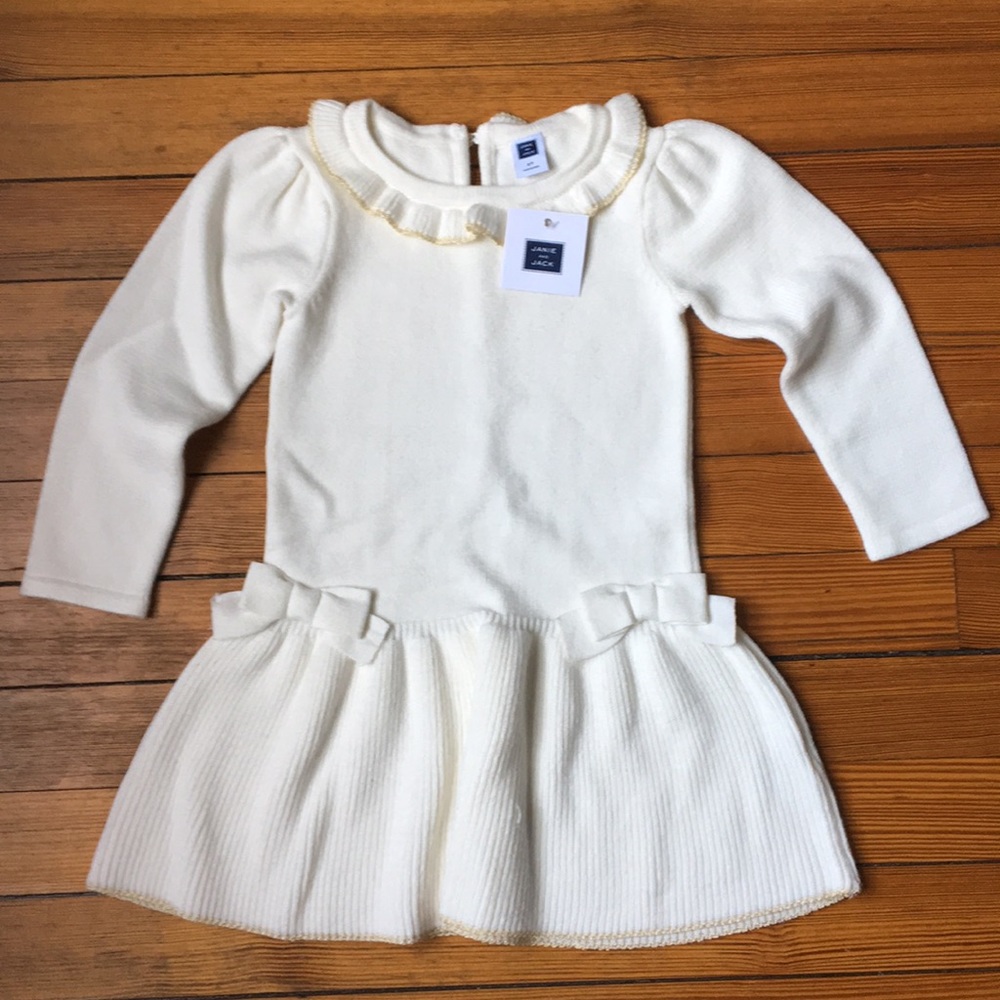 NWT Janie and Jack sweater dress 2T